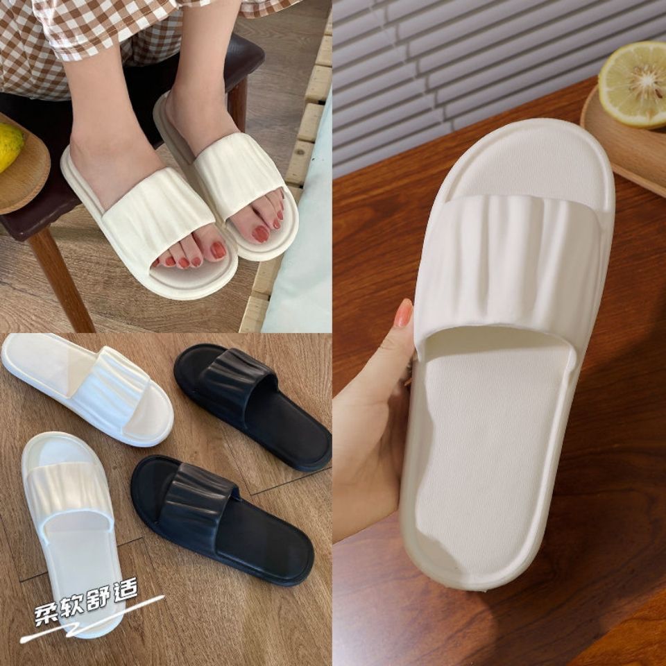 Slipper girl Xia Ju household fashion trend soft bottom excrement feeling bath bathroom anti slip odor indoor cool slipper girl