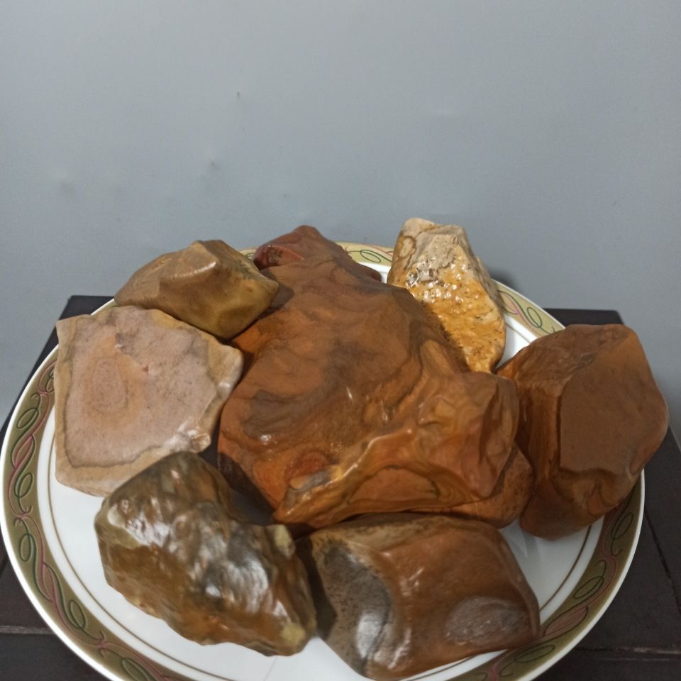 新疆泥石戈壁石天然原石大漠奇石摆件