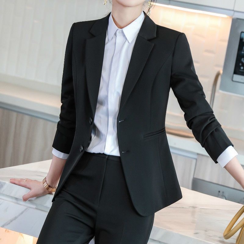 职业西装套装女韩版时尚小西服正式气质显瘦正装OL工装工作服外套