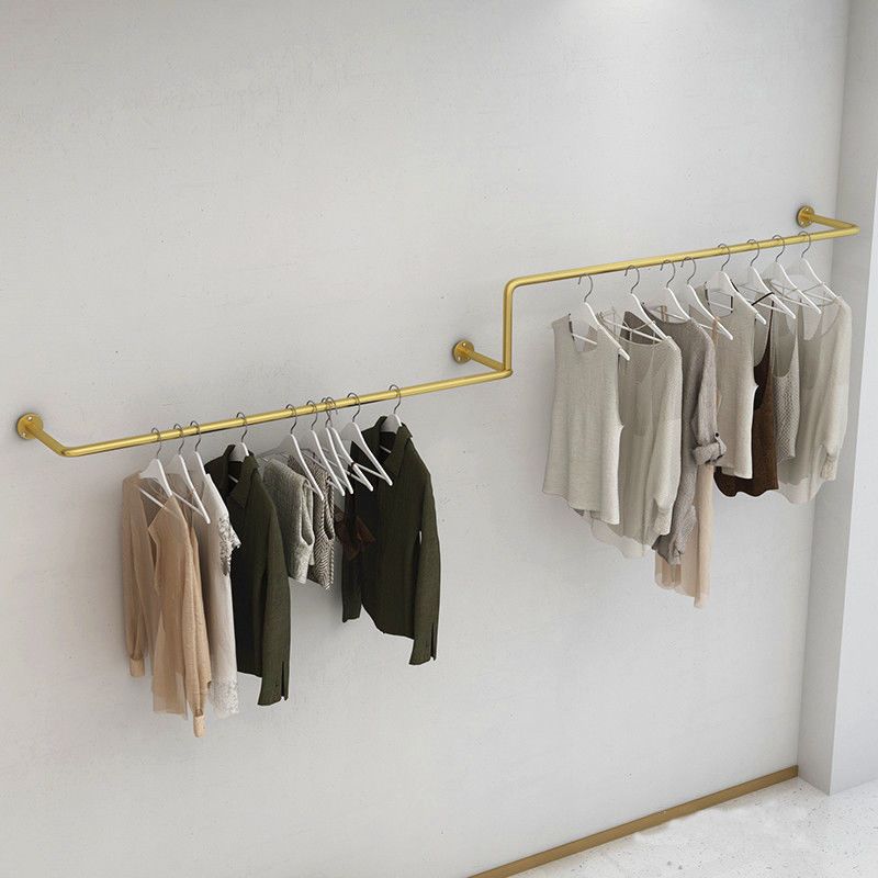 简约服装店展示架男女装上墙挂衣架创意悬挂式靠墙架服装架落地式