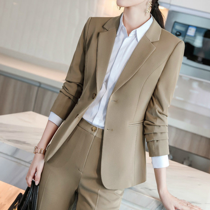 职业西装套装女韩版时尚小西服正式气质显瘦正装OL工装工作服外套