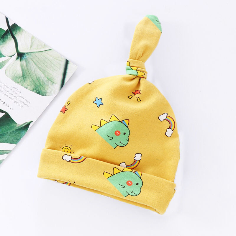 Baby hat 0-3-6 months autumn and winter pullover hat pure cotton male and female baby newborn hat fetal hat spring and autumn