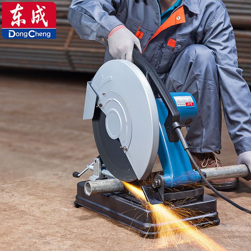 东成355/400型材切割机14寸多功能钢材切割机大功率木材切割东城