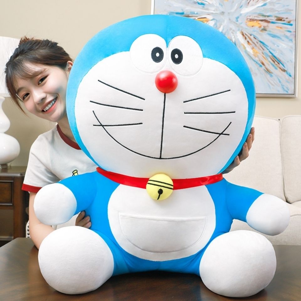 正版哆啦a梦公仔叮当猫大号毛绒玩具机器猫布娃娃玩偶生日礼物女