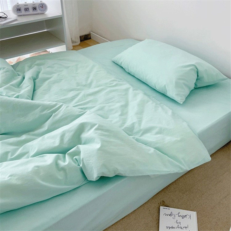 格子布料日系良品床上用品定制四件套被套枕套床单布头家纺面料