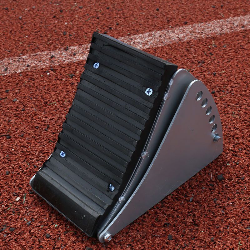 铝合金起跑器田径跑步器材 加厚铝材带刻度可调节 高档起跑起步器