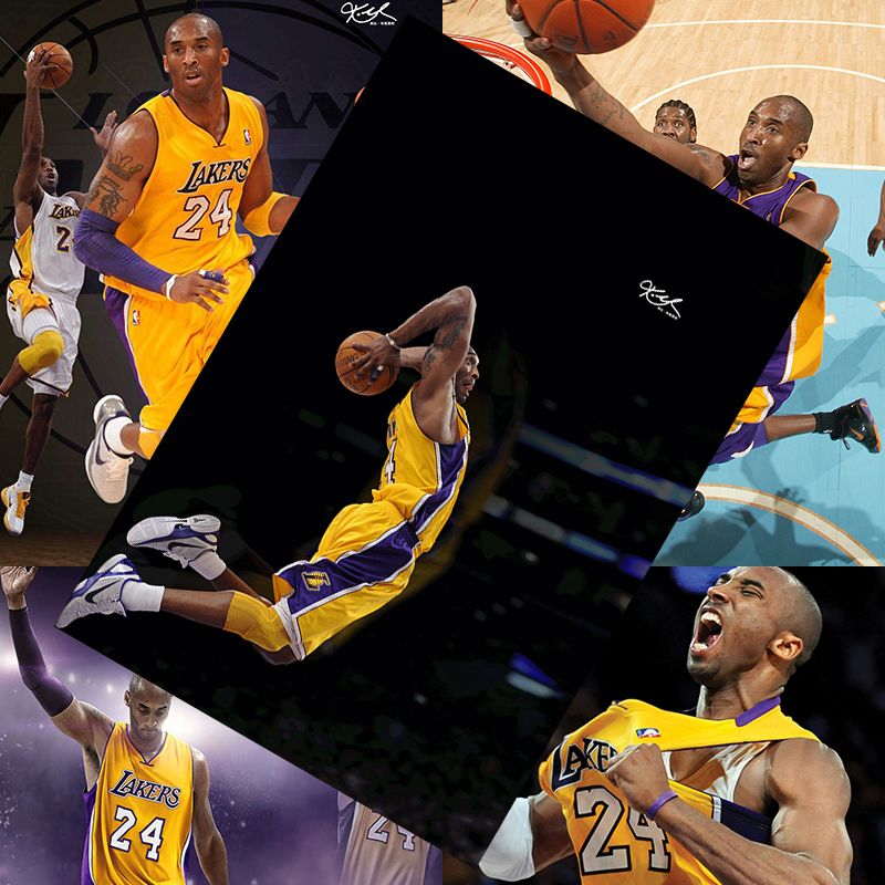 科比·布莱恩特海报nba篮球明星海报墙贴 大张 宿舍超大壁纸贴墙