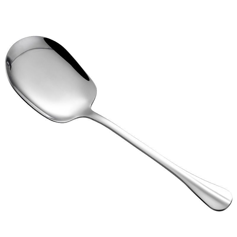 加厚不锈钢分菜勺自助公用勺子大号 酒店餐厅大公勺食堂分餐勺筷