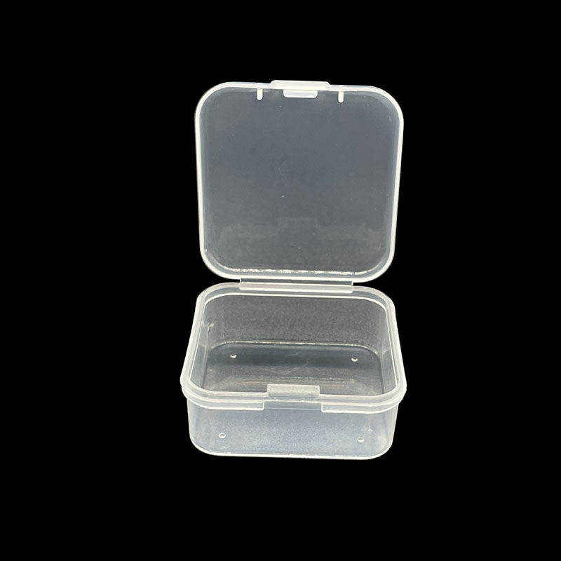 4.5跨境外贸包装盒小方盒子pp收纳盒透明塑料盒批发饰品盒