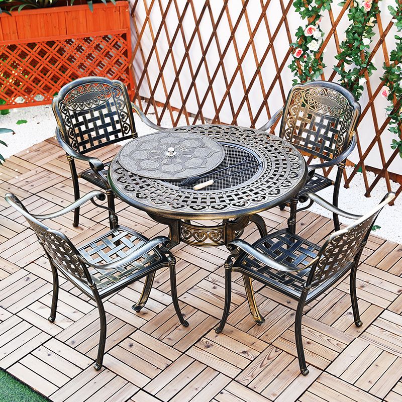 烧烤桌椅 ,铸铝桌椅,庭院桌椅,民宿桌椅 露台桌椅