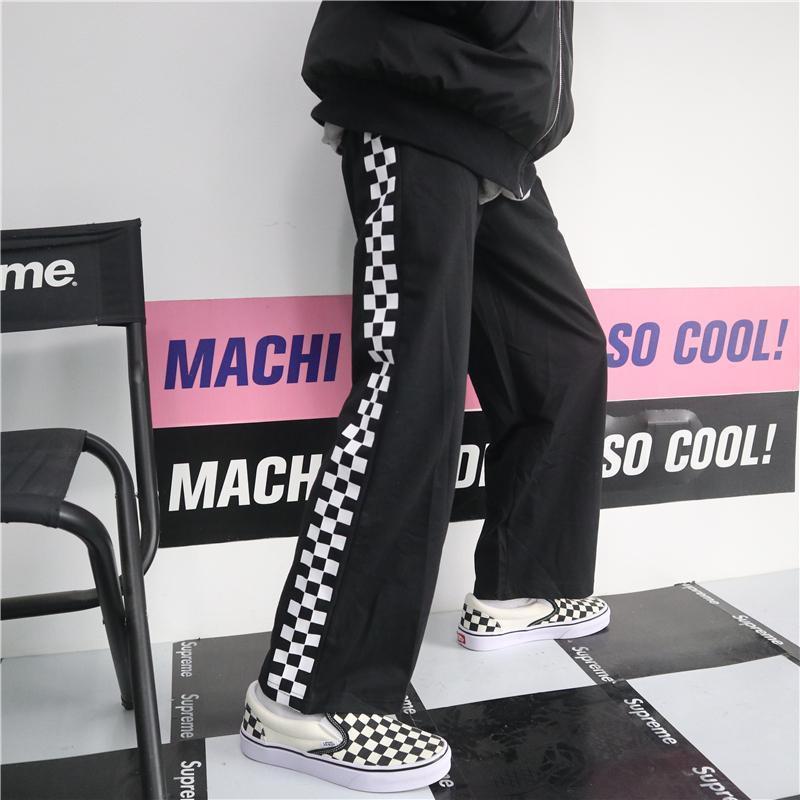 High Street Oversize Sports Long Pants Spring and Autumn Boys' Straight Sweatpants Trend Versatile Casual Pants for Men and Women