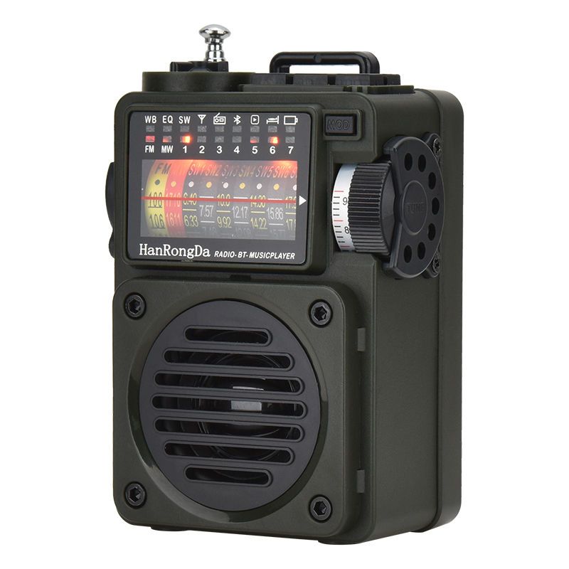 汉荣达 700收音机户外军工级充电新款袖珍FM半导体全波段调频广播主图1