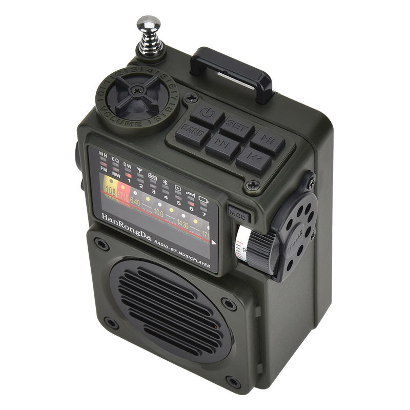 汉荣达 700收音机户外军工级充电新款袖珍FM半导体全波段调频广播主图8