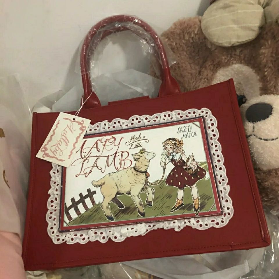 【LULLABY搖籃曲原創LOLITA童謠小物買菜包2022新款潮包