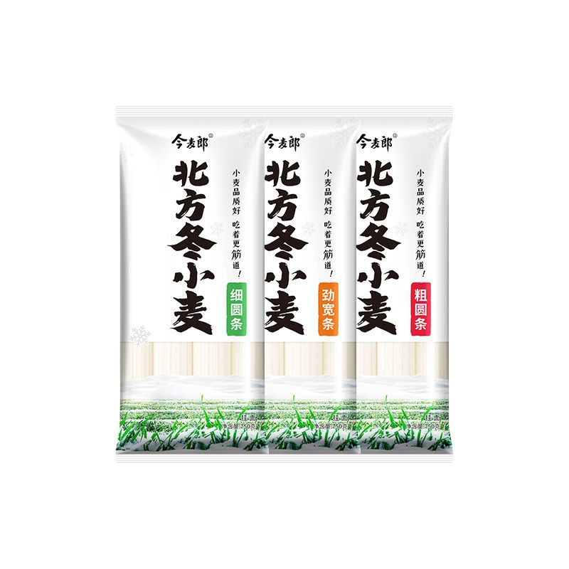 105850-【囤货】今麦郎北方冬小麦750g6袋 速食早餐挂面拉面劲宽龙须面条-详情图