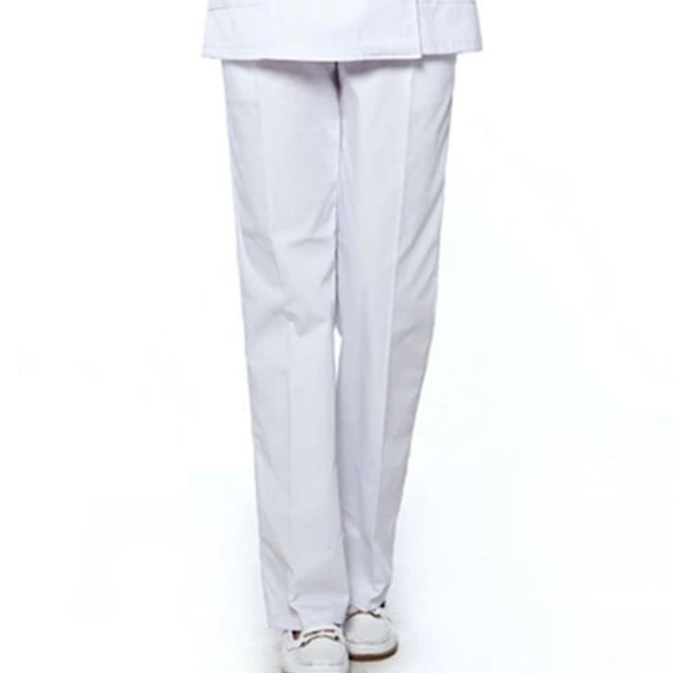 大码护士裤白色200-300斤加大码加厚工作裤白裤子护士服冬季加肥