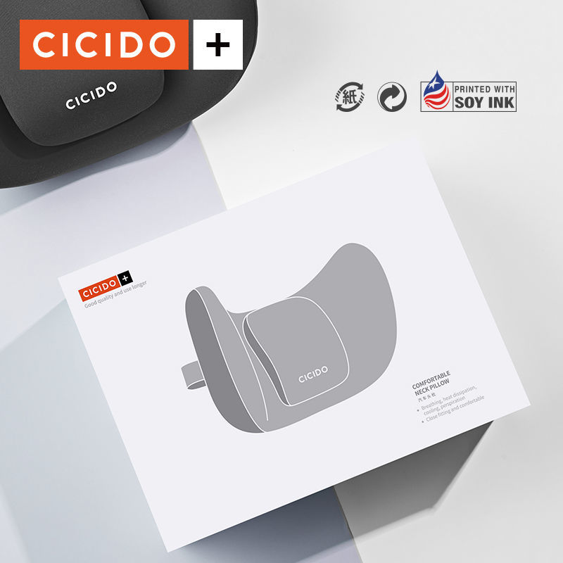 CICIDO【专利技术】可拆卸头枕汽车用靠枕护颈枕头座椅头靠垫车载