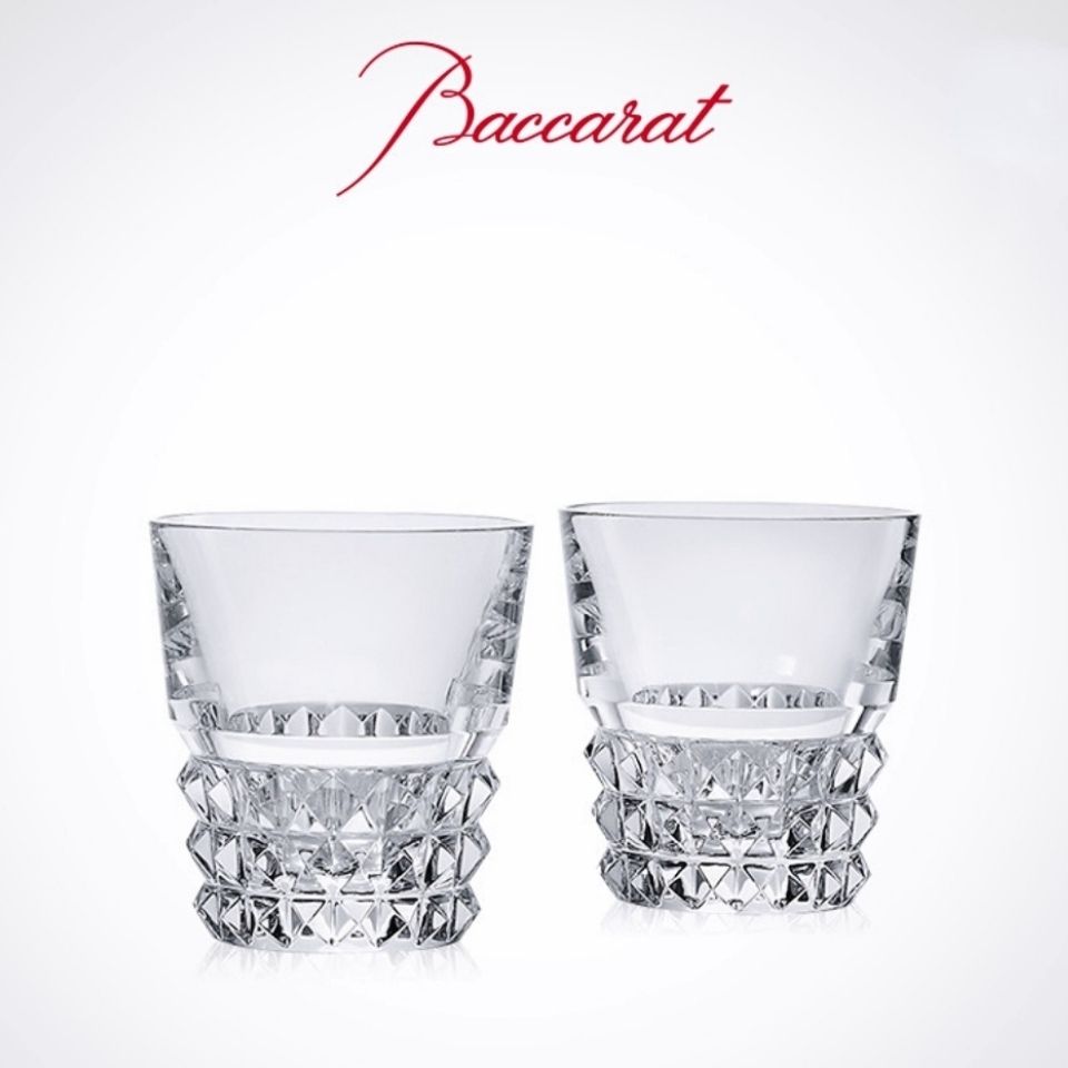 法国baccarat巴卡拉水晶杯威士忌杯洋酒杯白酒杯卢索威士忌杯对杯