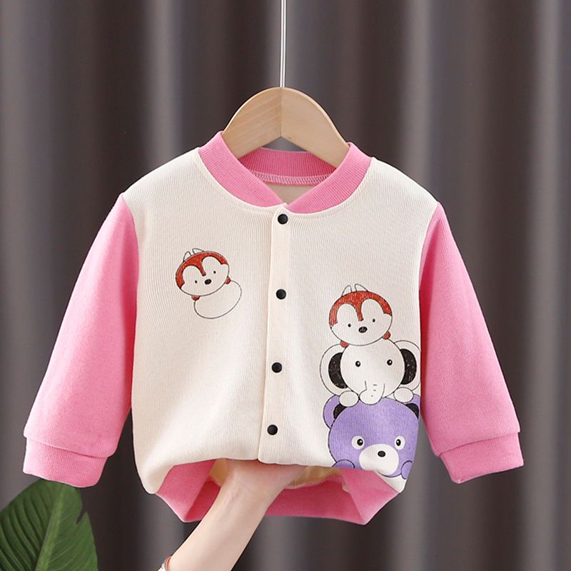 Children's coat baby autumn clothes 2023 new boys and girls clothes children's tops baby coat spring clothes foreign style