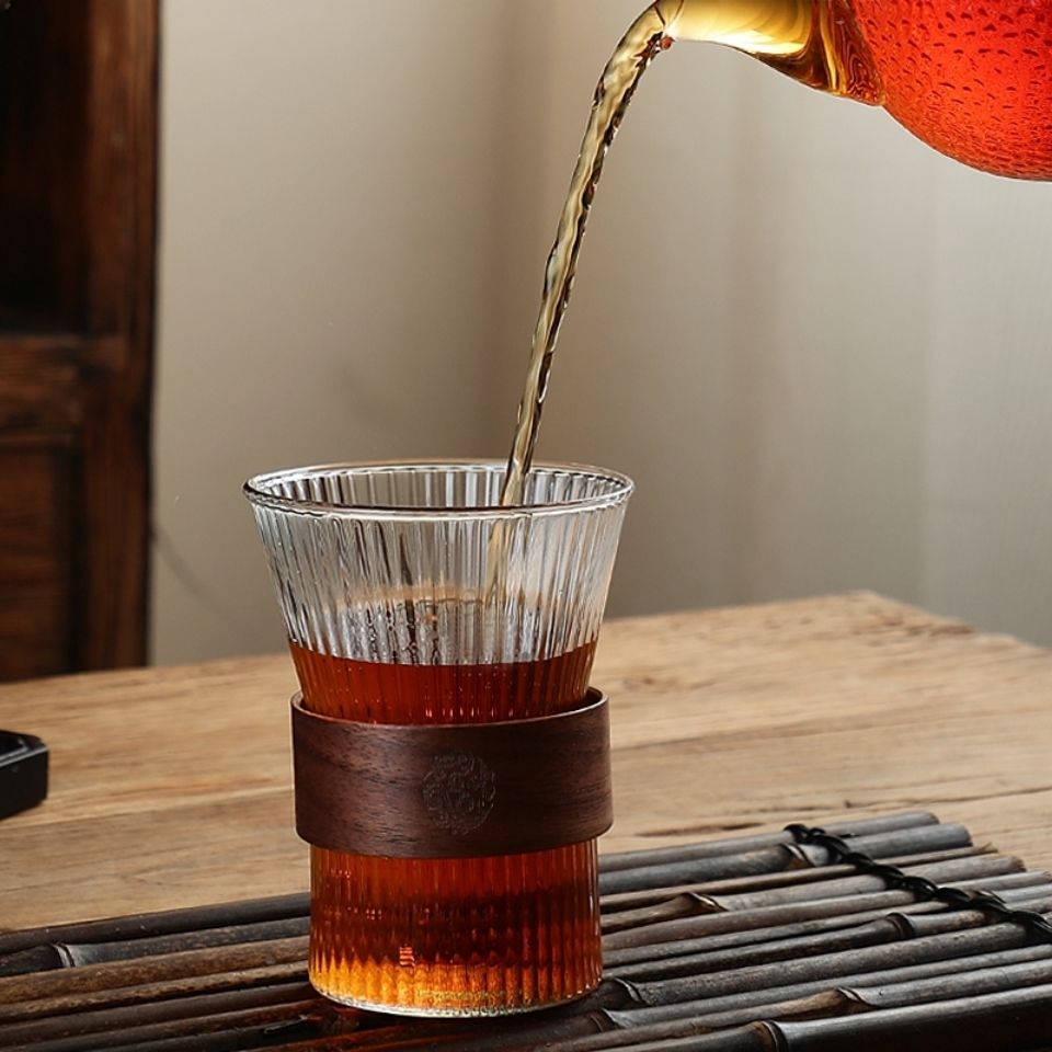 玻璃意式浓缩咖啡杯套装高颜值ins风轻奢复古下午茶杯子家用水杯