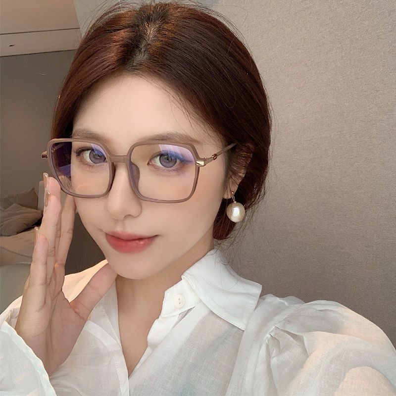 眼镜女近视有度数女素颜眼镜ins高颜值韩版网红镜框防蓝光护目镜