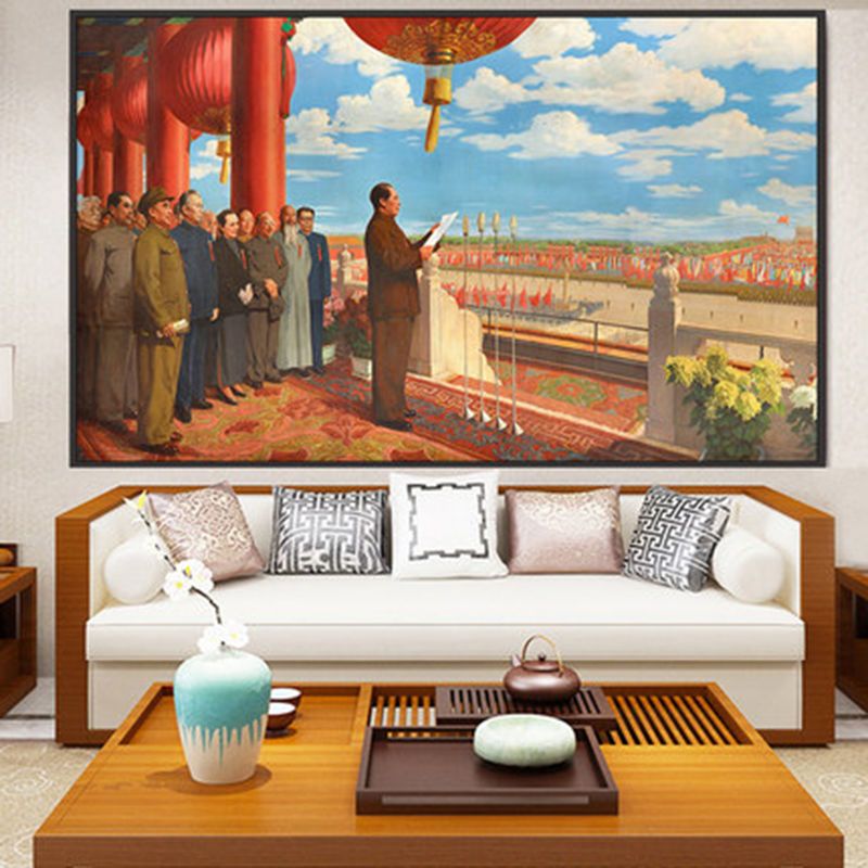 十字绣钻石贴画5d手工定制diy大气磅礴开国大典天安门爱国装饰画【2月