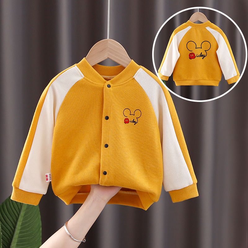 Children's coat baby autumn clothes 2023 new boys and girls clothes children's tops baby coat spring clothes foreign style