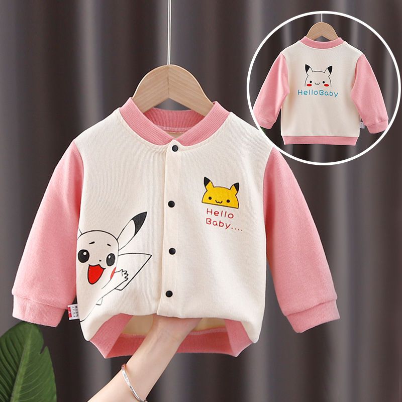 Children's coat baby autumn clothes 2023 new boys and girls clothes children's tops baby coat spring clothes foreign style