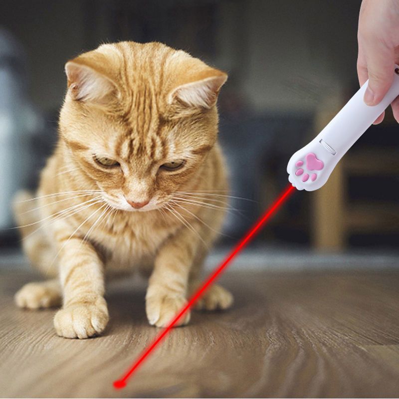 Cat toy teasing cat stick infrared laser pointer