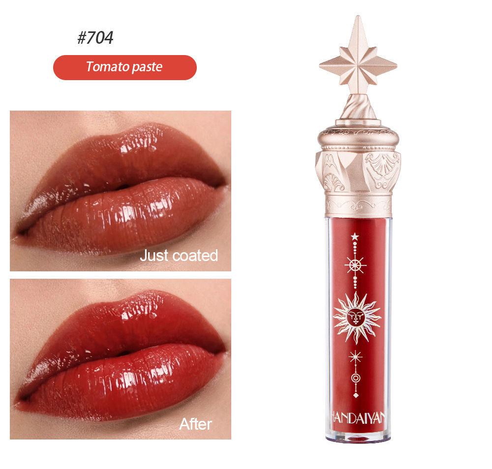 2023 Little Star Stick Water Gloss Mirror Lip Glaze Studente a prezzi accessibili Li Vetro di piccola marca femminile_voghion.com