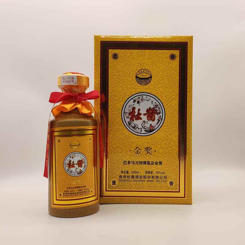 【京东配送】杜酱金奖53度500ml坤沙纯粮香柔酱香型整箱白酒