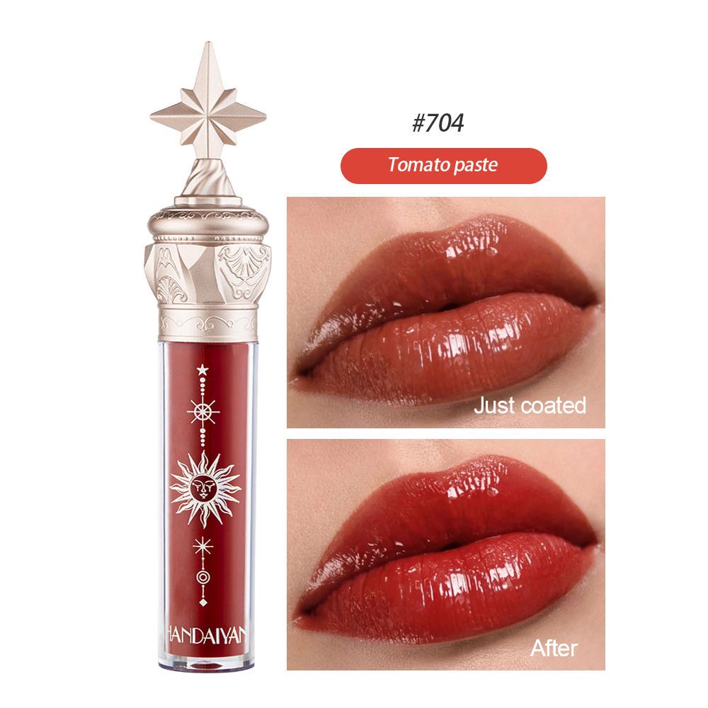 2023 Little Star Stick Water Gloss Mirror Lip Glaze Studente a prezzi accessibili Li Vetro di piccola marca femminile_voghion.com