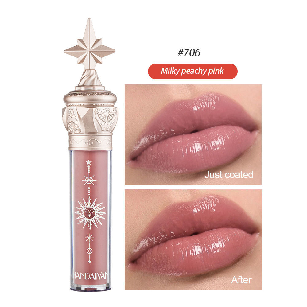 2023 Little Star Stick Water Gloss Mirror Lip Glaze Studente a prezzi accessibili Li Vetro di piccola marca femminile_voghion.com