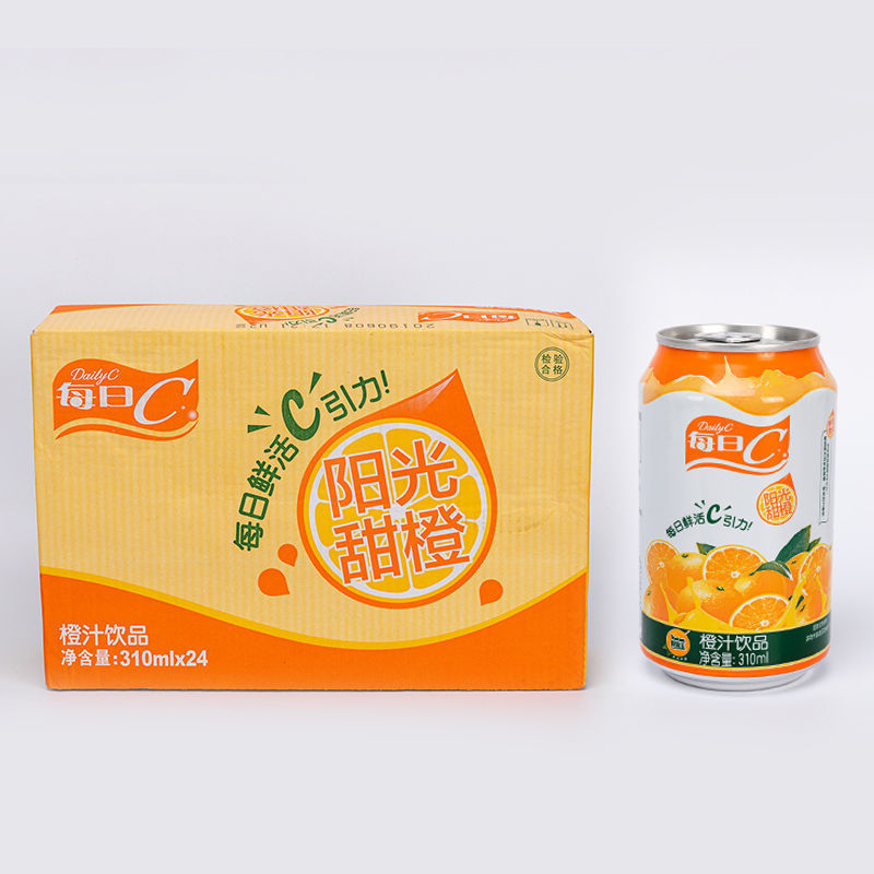 新鲜康师.傅饮料310ml24罐整箱装水蜜桃葡萄橙汁芒果小酪鲜果橙