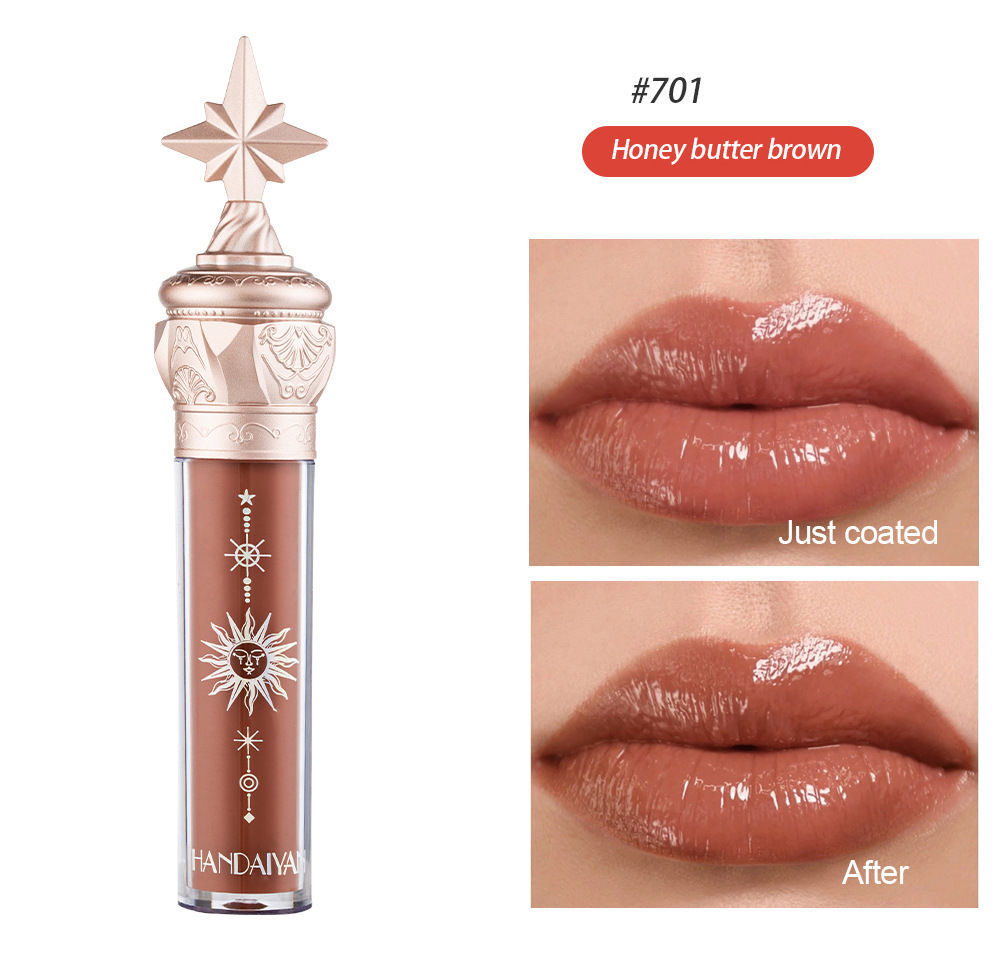 2023 Little Star Stick Water Gloss Mirror Lip Glaze Studente a prezzi accessibili Li Vetro di piccola marca femminile_voghion.com