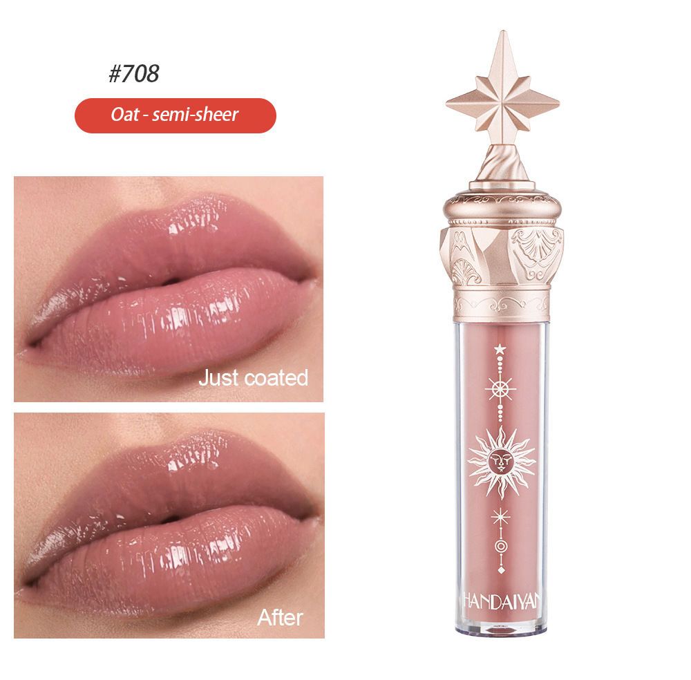 2023 Little Star Stick Water Gloss Mirror Lip Glaze Studente a prezzi accessibili Li Vetro di piccola marca femminile_voghion.com
