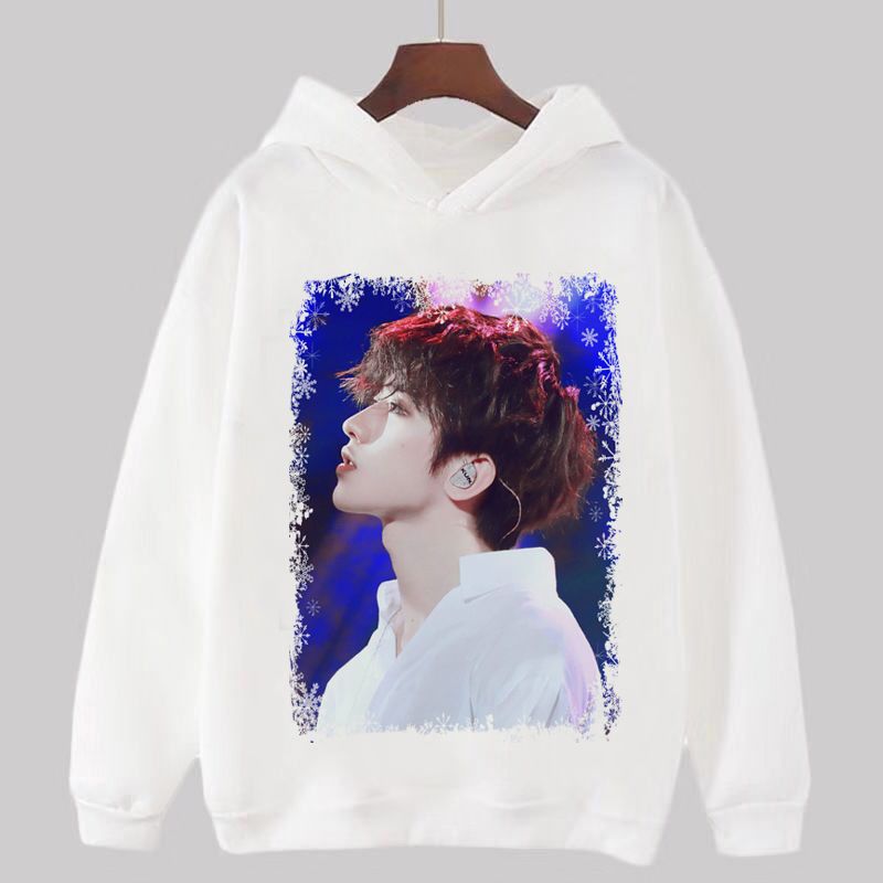 蔡徐坤同款衣服ikun明星周边粉丝应援服外套学生宽松休闲连帽卫衣