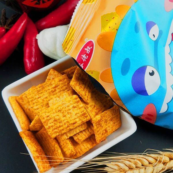 105807-网红花椒锅巴麻辣解馋小吃椒香酥脆膨化食品办公休闲零食整箱批发-详情图
