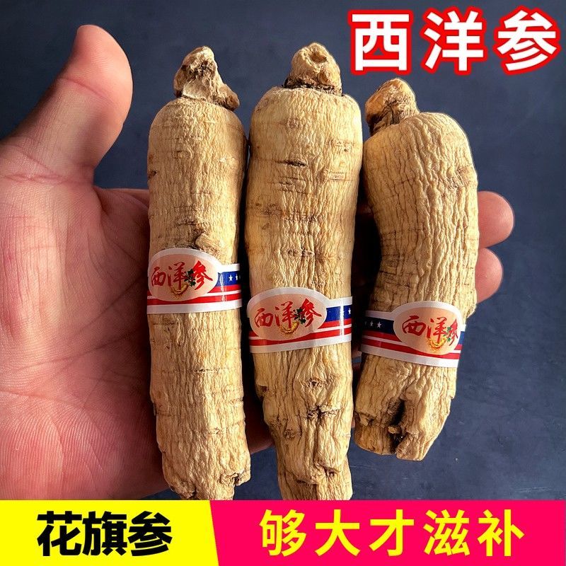 【参味浓】东北长白山西洋参段片整枝段大个西洋参段花旗参正宗 图片 3