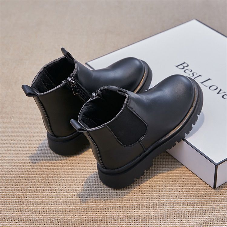 Girls chimney boots children's Martin boots 2021 autumn and winter boys and girls boots big children non-slip wear-resistant boots
