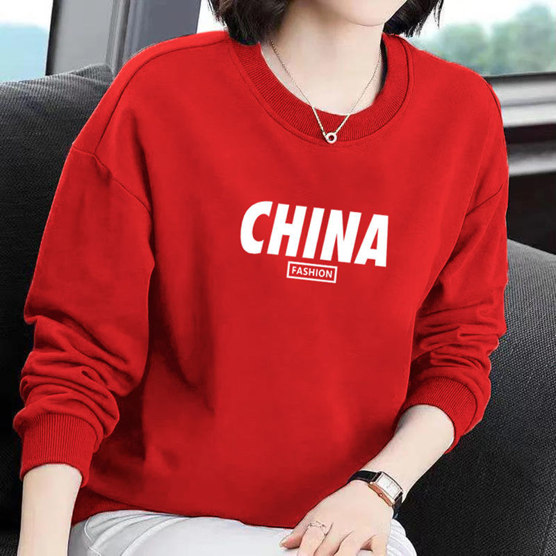 100潮流新款衛衣女2023春季韓版寬鬆時尚上衣百搭氣質潮流打底衫