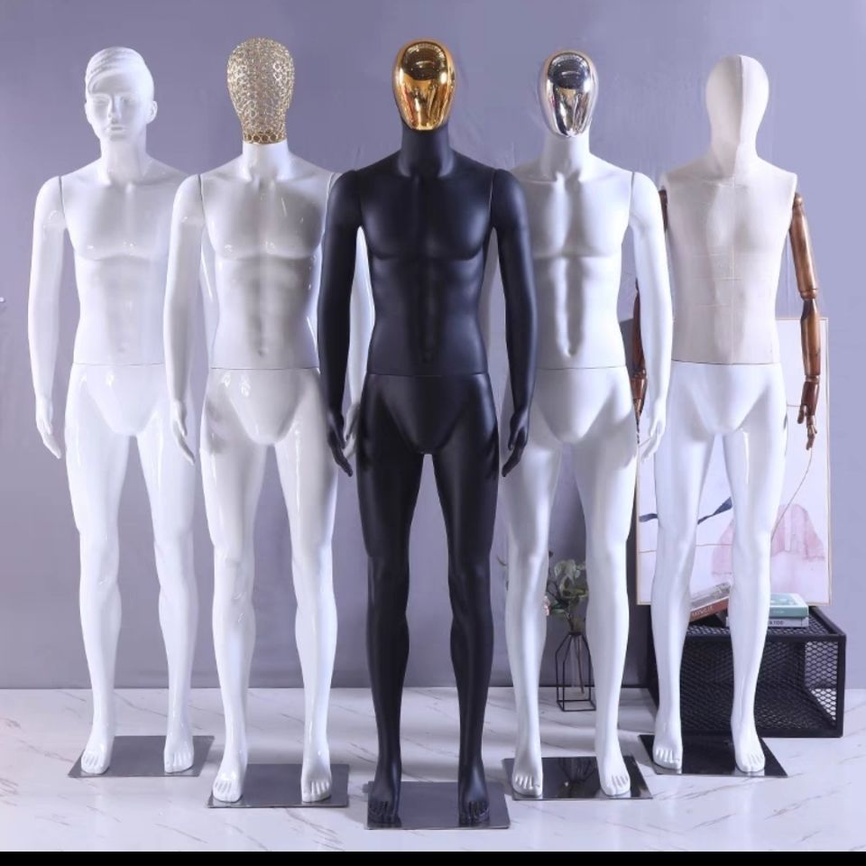 模特男道具人体全身假人塑料人台男装店服装橱窗拍摄衣服展示架子 虎窝拼