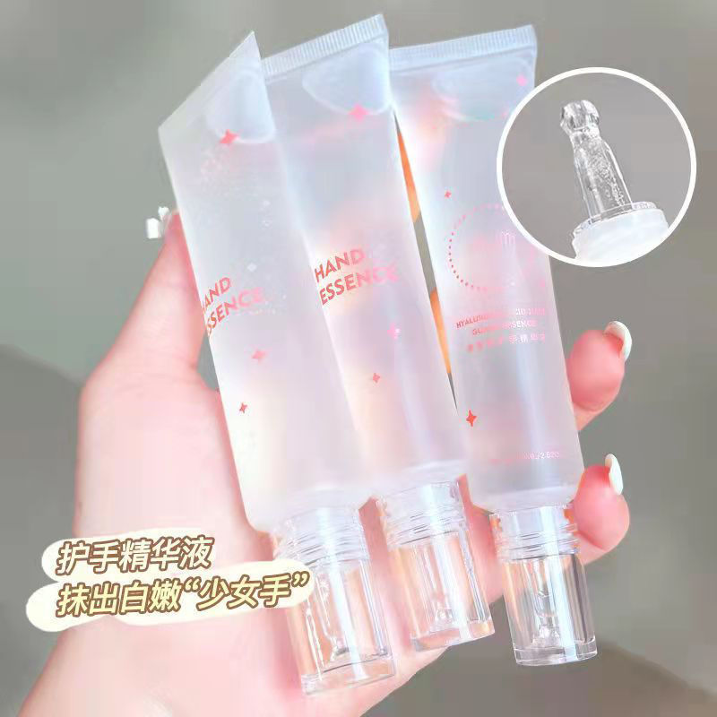 抹出嫩白嬰兒手玻尿酸護手霜女精華液清爽滋潤保濕淡化手紋學生