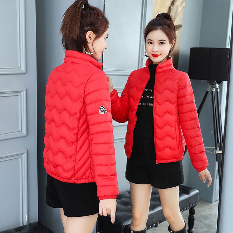 2021新款棉服女短款轻薄冬季韩版修身小棉袄显瘦大码女士棉衣外套