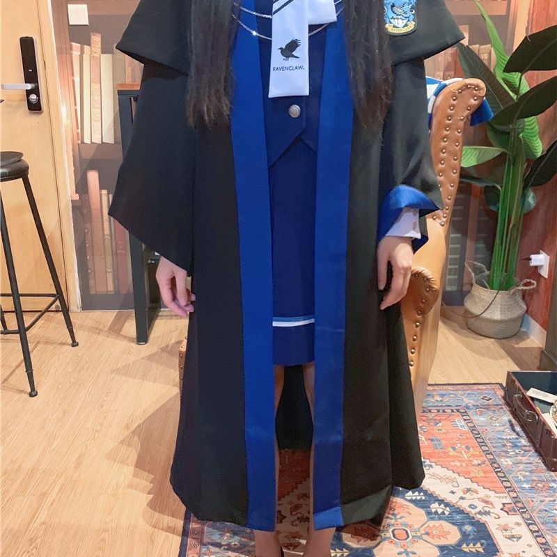哈利魔法袍波特魔法学院斯莱特林格兰芬多披风斗篷cosplay巫师袍 11月21日发完 虎窝拼