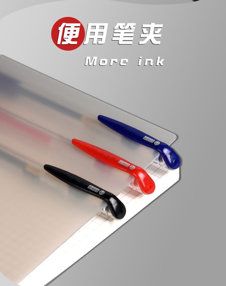 雅迎 中性笔0.5黑笔办公签字红笔笔芯圆珠笔蓝色水笔学生考试专用批发