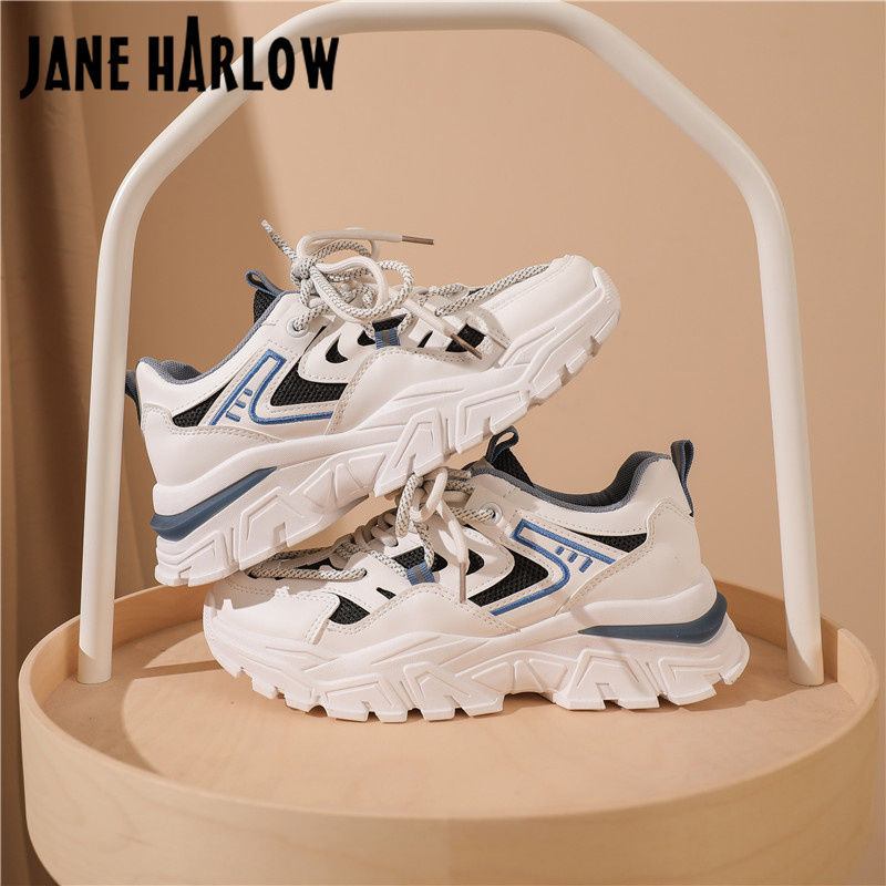 JANEHARLOW老爹鞋子女学生ins百搭2023新款韩版休闲跑步运动鞋