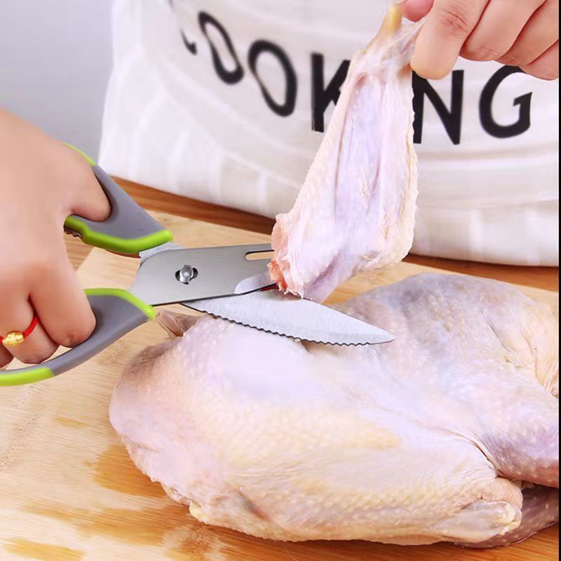 少夫人厨房剪刀多功能强力鸡骨剪防锈冰箱磁吸食物剪锋利专业剪刀