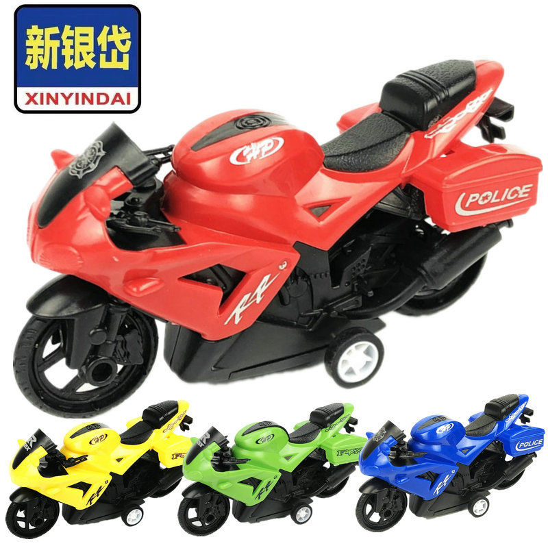 小摩托车玩具迷你惯性回力儿童玩具车模型耐摔小赛车男孩宝宝礼物