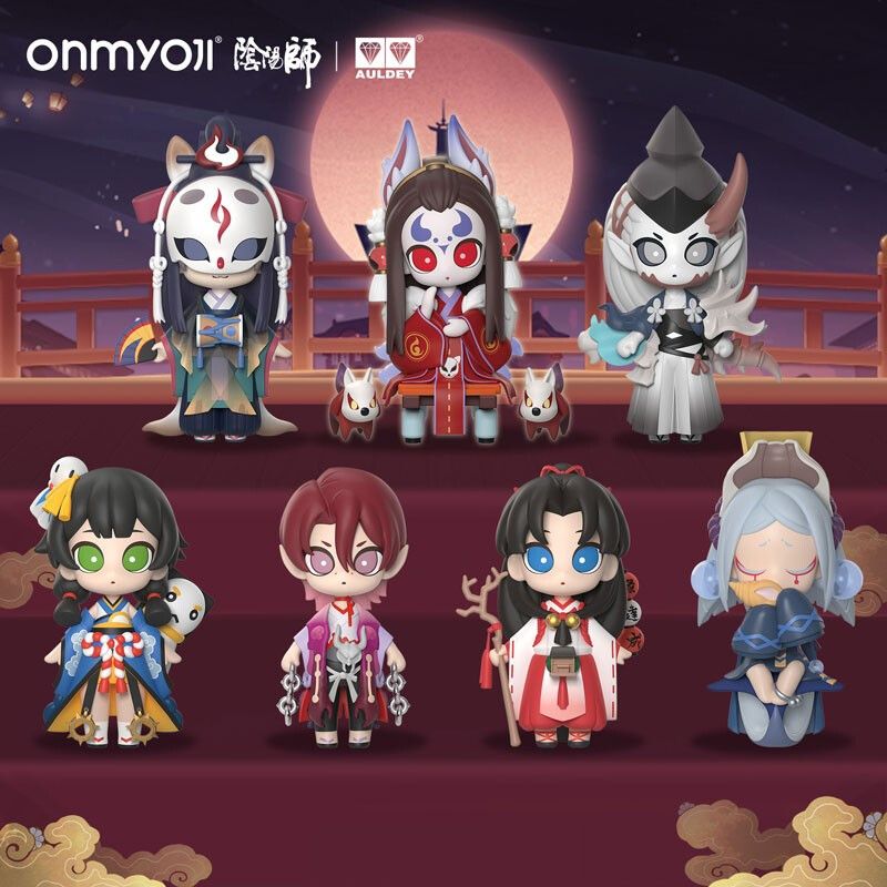 阴阳师手办现世奇趣盲盒新款烬天玉藻前公仔周边桌面摆件隐藏款